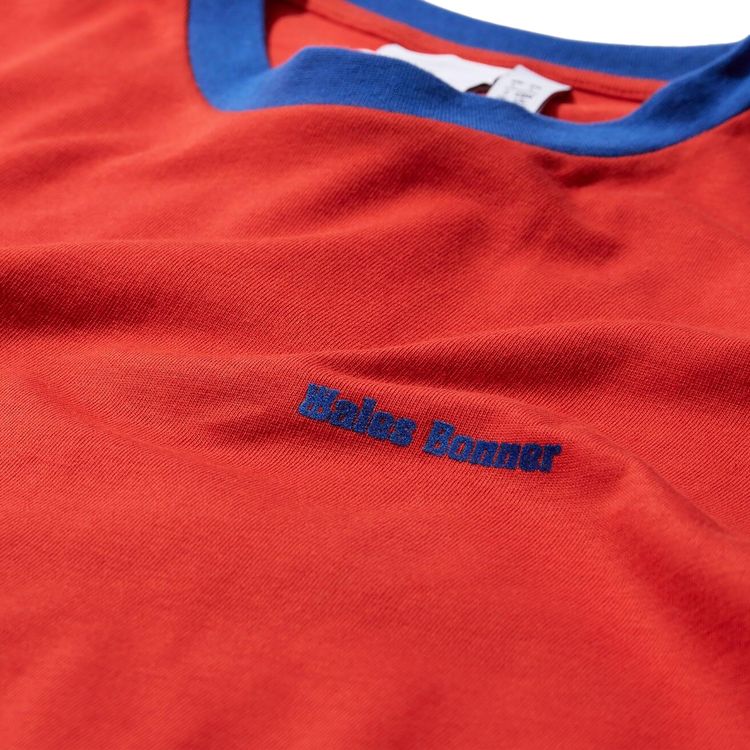 adidas x Wales Bonner Short Sleeve Tee Bold OrangeTeam Royal Blue