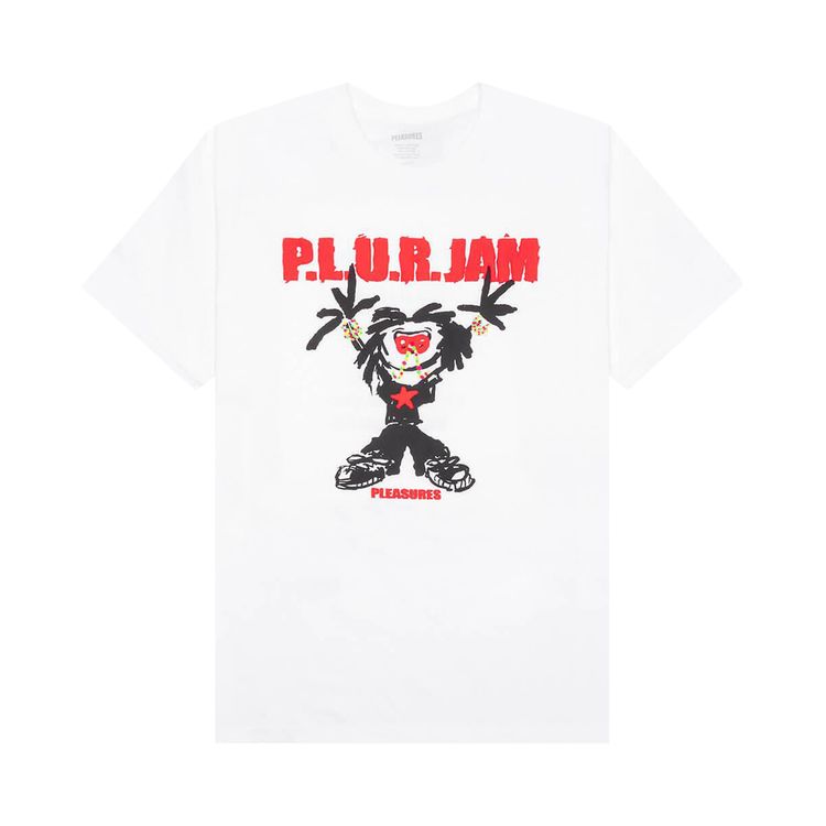 Pleasures PLUR Jam T Shirt White