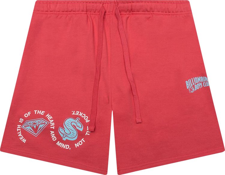 Billionaire Boys Club Mantra Shorts Rouge Red