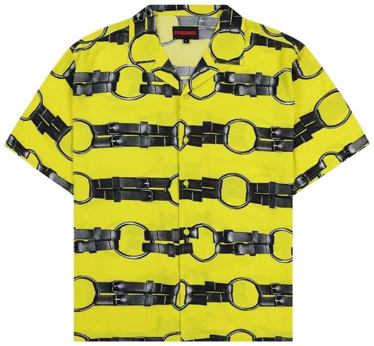 Pleasures Straps Button Down Yellow