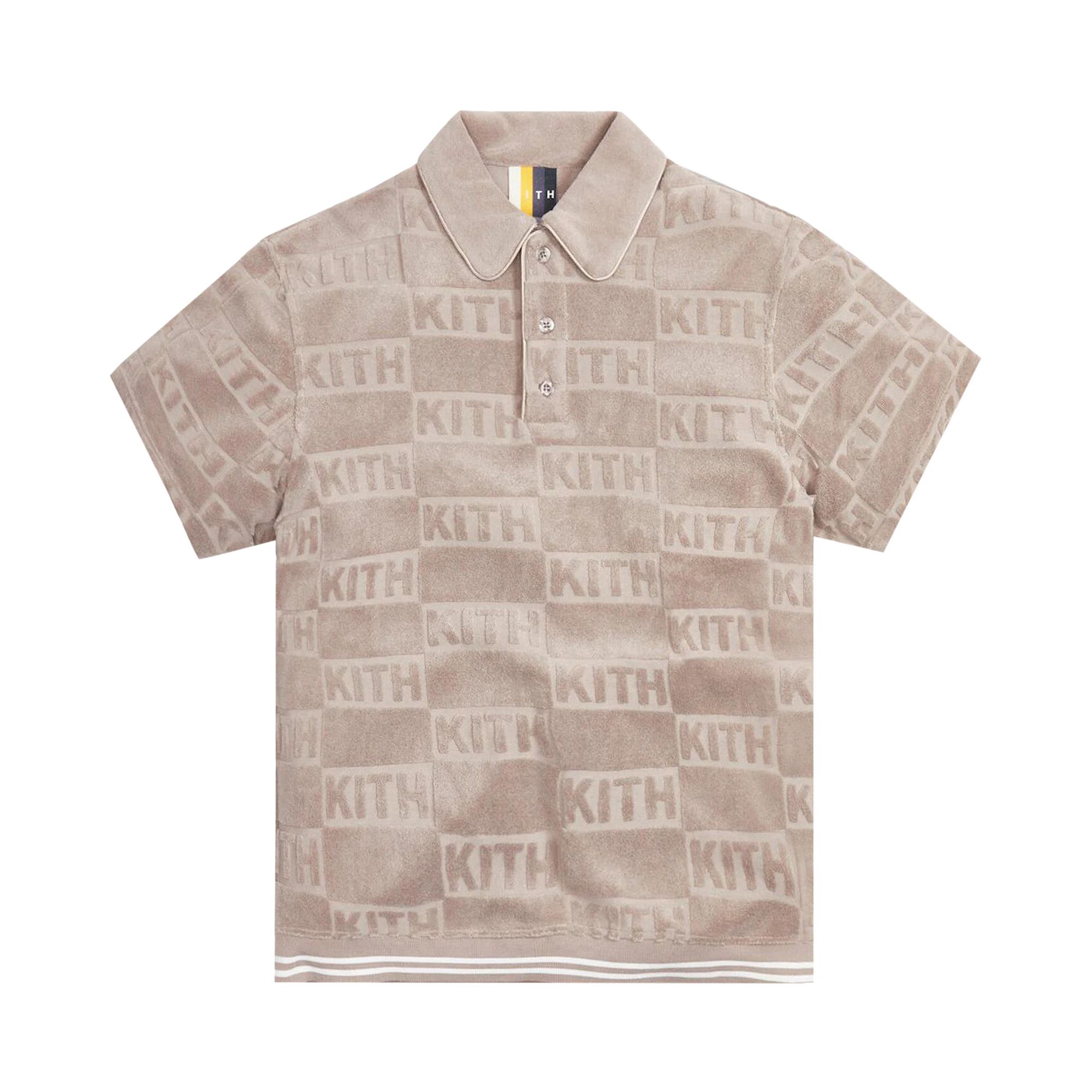 Size s Kith Graham Polo 'Quicksand'