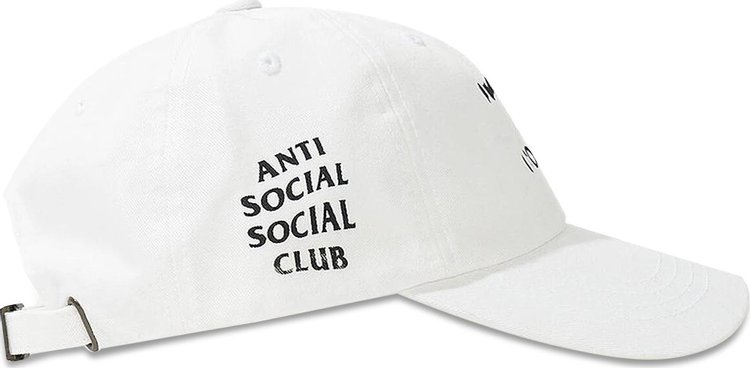 Anti Social Social Club Spiral Cap White