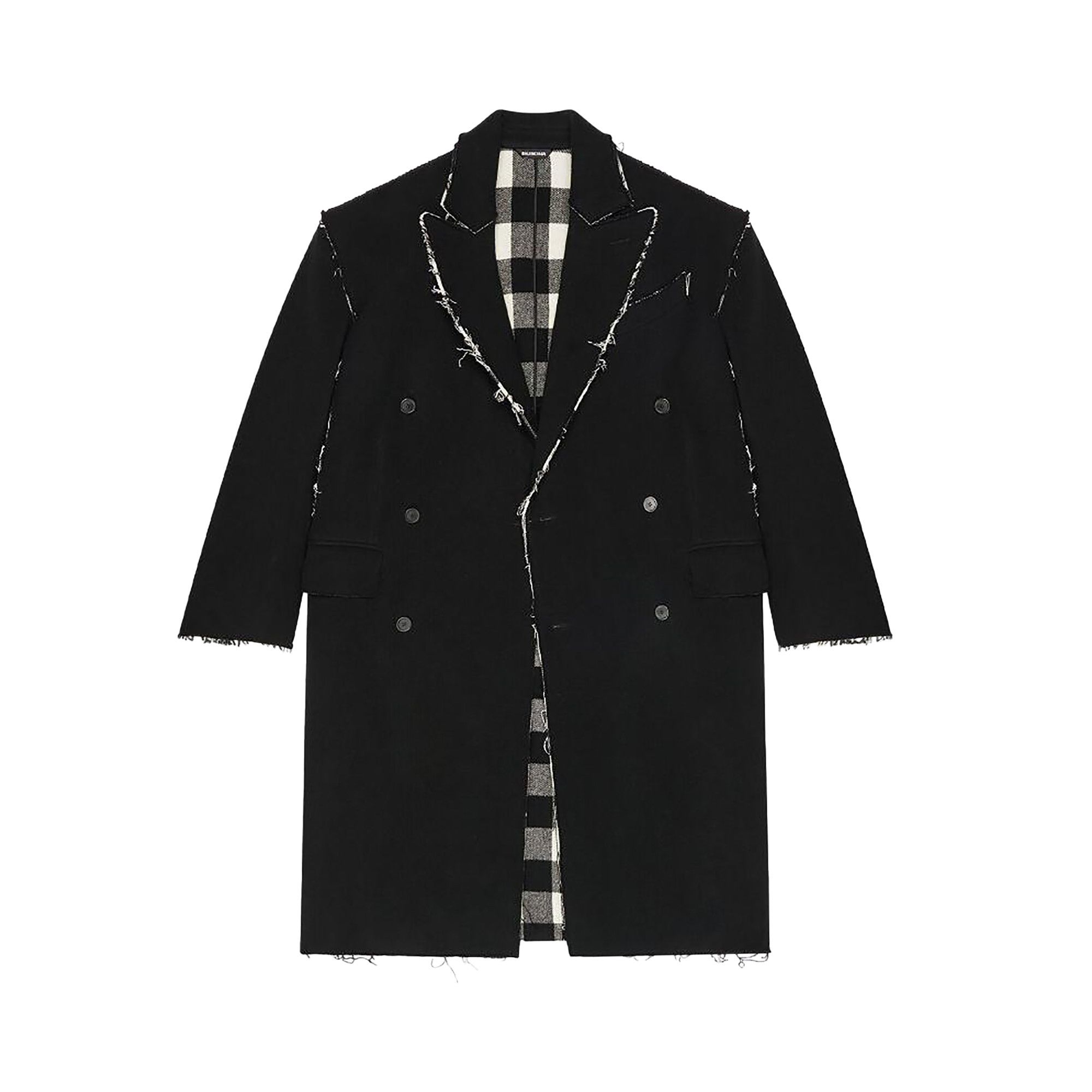 Balenciaga check coat cheap