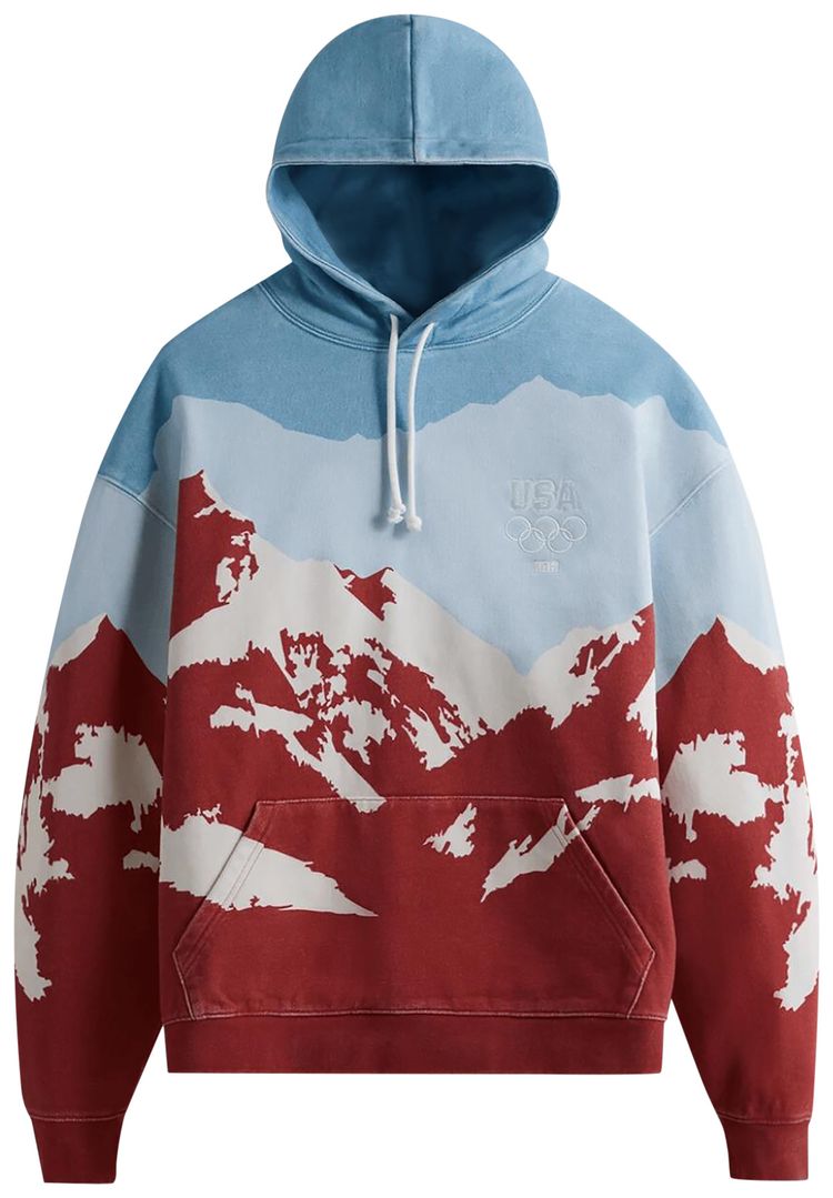 Kith Olympics Snow Mountain USA Hoodie Retro