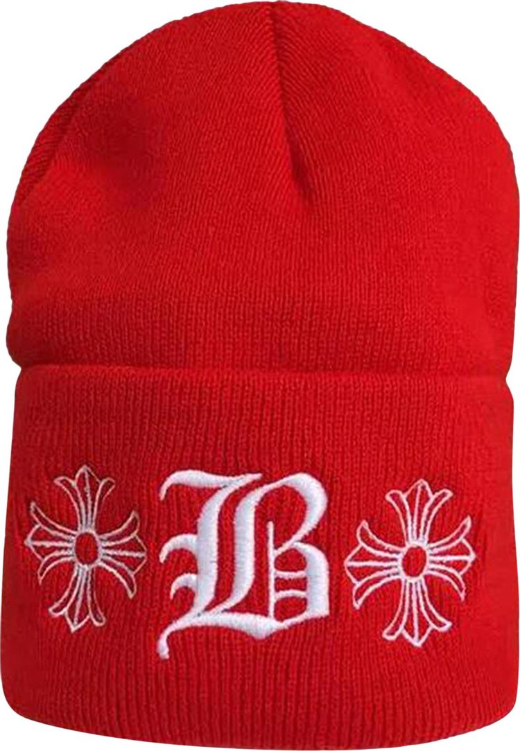 Chrome Hearts x Bella Hadid Beanie Red