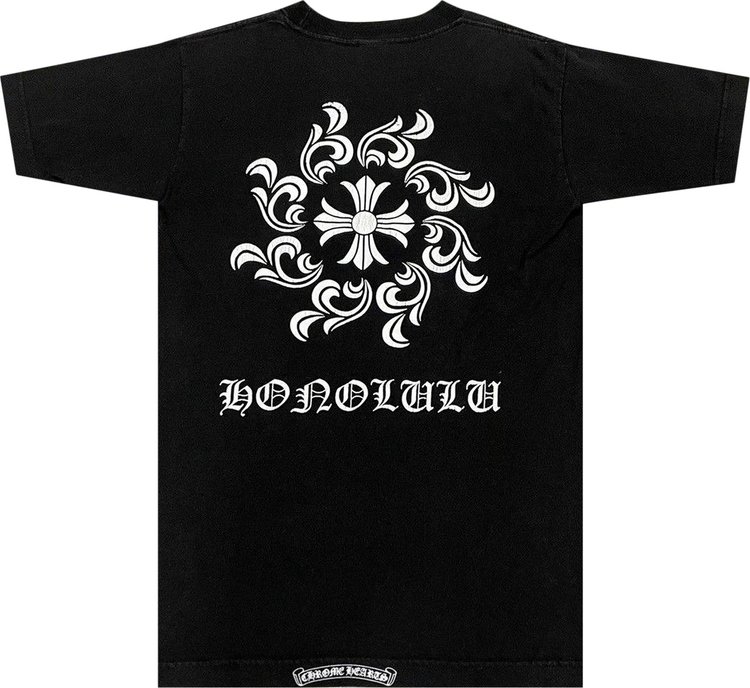 Chrome Hearts Spiral T Shirt Honolulu Exclusive Black