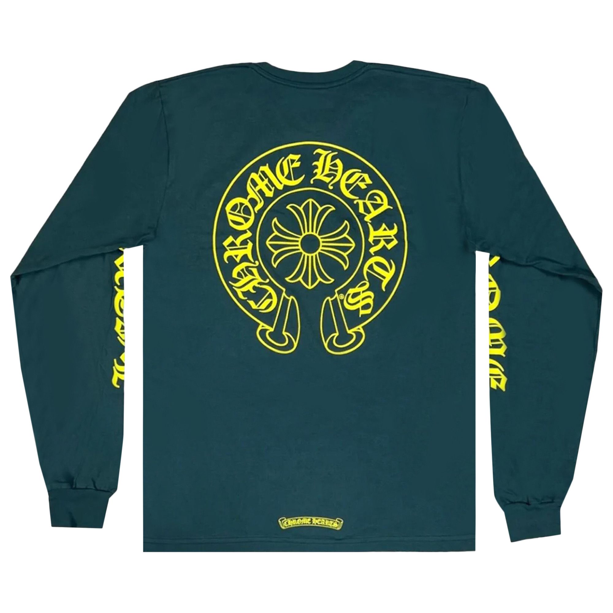 Buy Chrome Hearts Horseshoe Long-Sleeve 'Green/Yellow