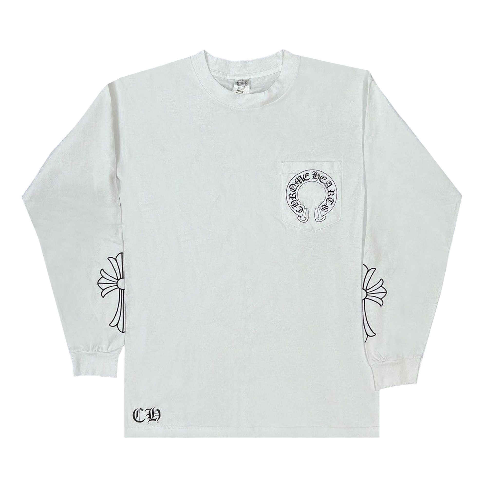 トップス Chrome Hearts Scroll long sleeve Chrome Hearts Scroll Logo Long Sleeve Tee Black – THEHYPEKIT