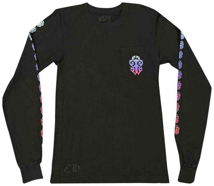 Chrome Hearts Gradient Dagger Pocket Long Sleeve Black