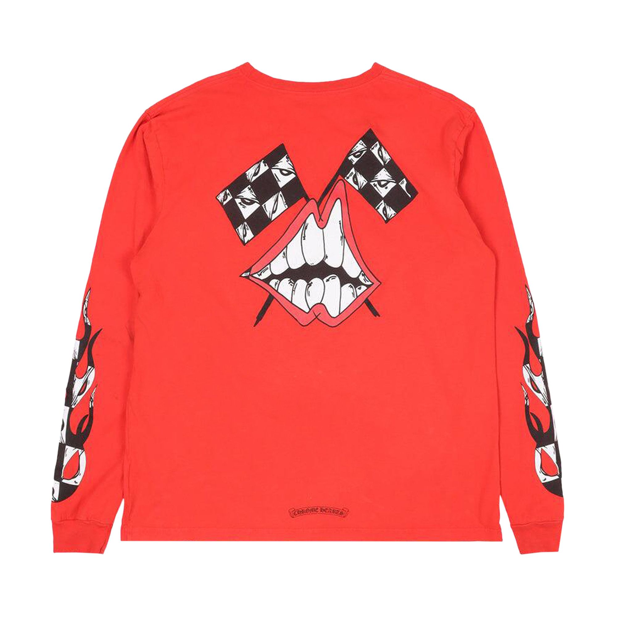 Buy Chrome Hearts Matty Boy Chomper Long-Sleeve 'Red' - 1383 Buy Chrome Hearts Matty Boy Chomper Long-Sleeve 'Red' - 1383