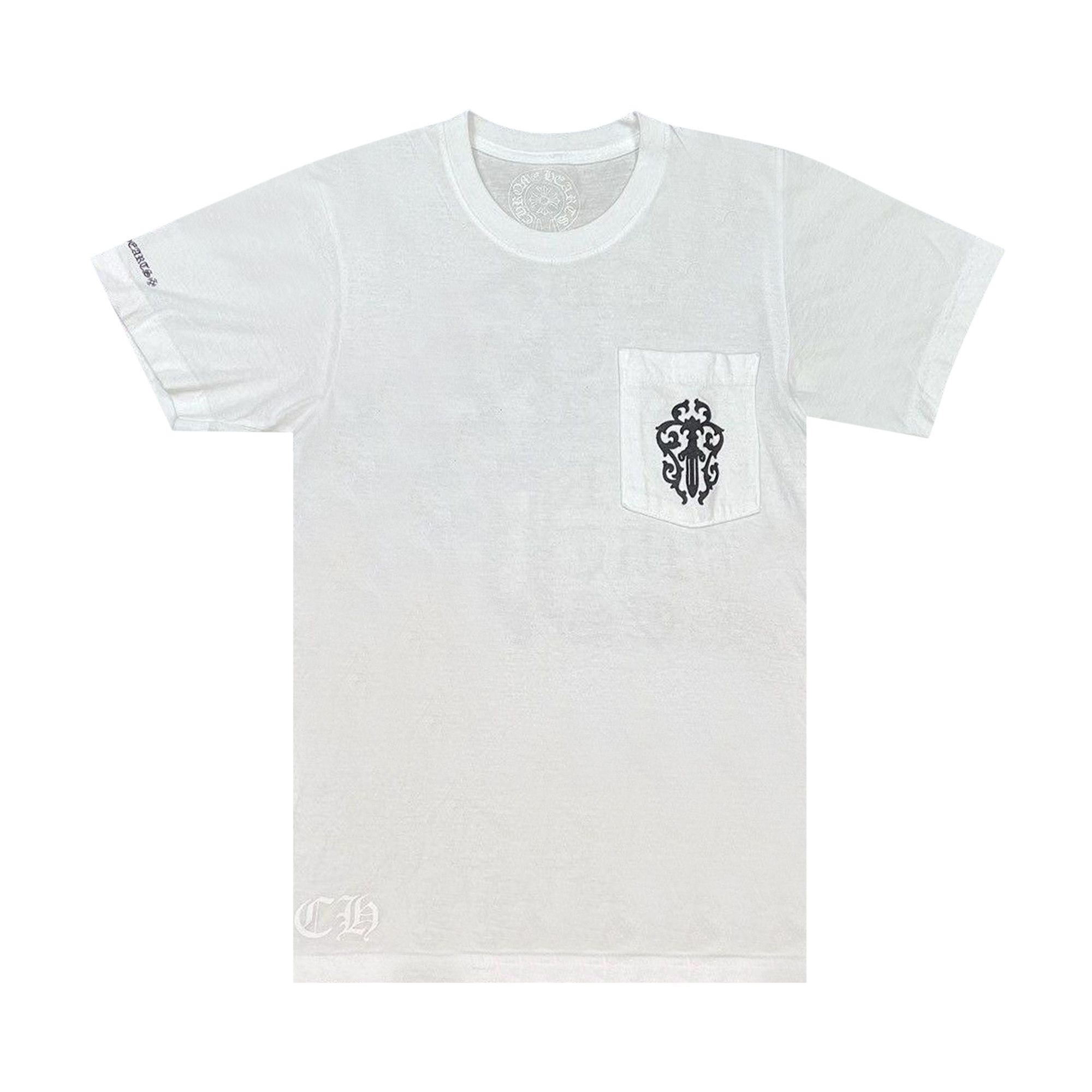 Buy Chrome Hearts Dagger Pocket T-Shirt 'White' - 1383