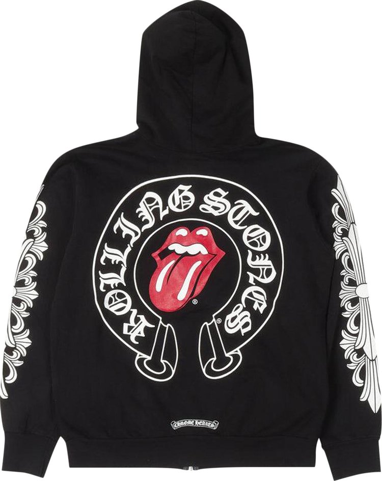 Chrome Hearts Rolling Stones Zip Up Black