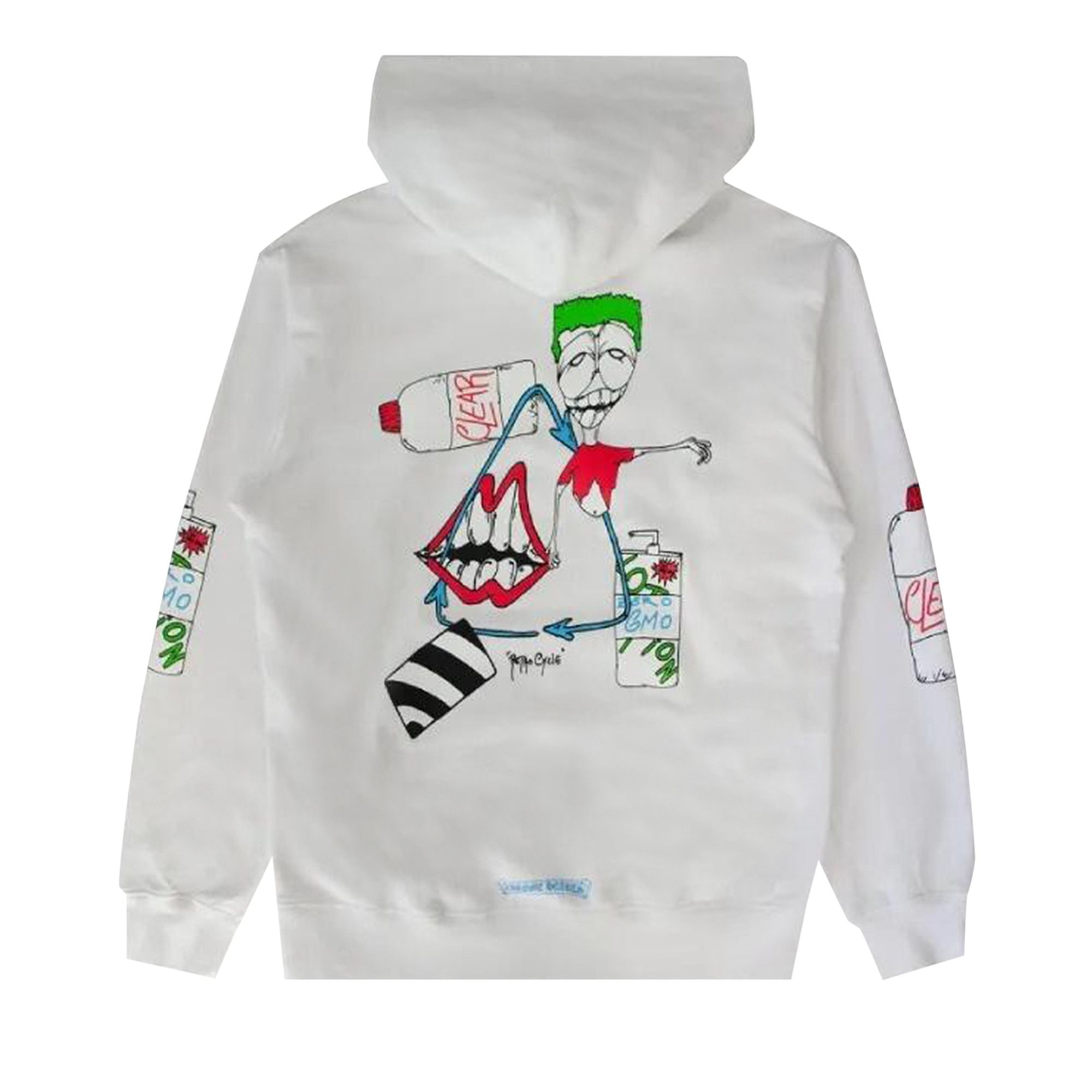 Buy Chrome Hearts Matty Boy Retro Cycle Hoodie 'White' - 1383 100000106MBRC  WHIT | GOAT