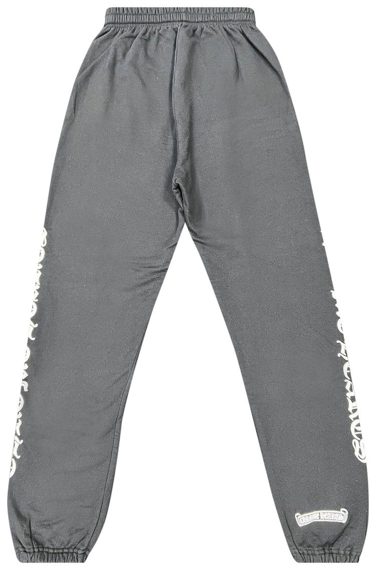Chrome Hearts Script Letter Sweatpants BlackWhite