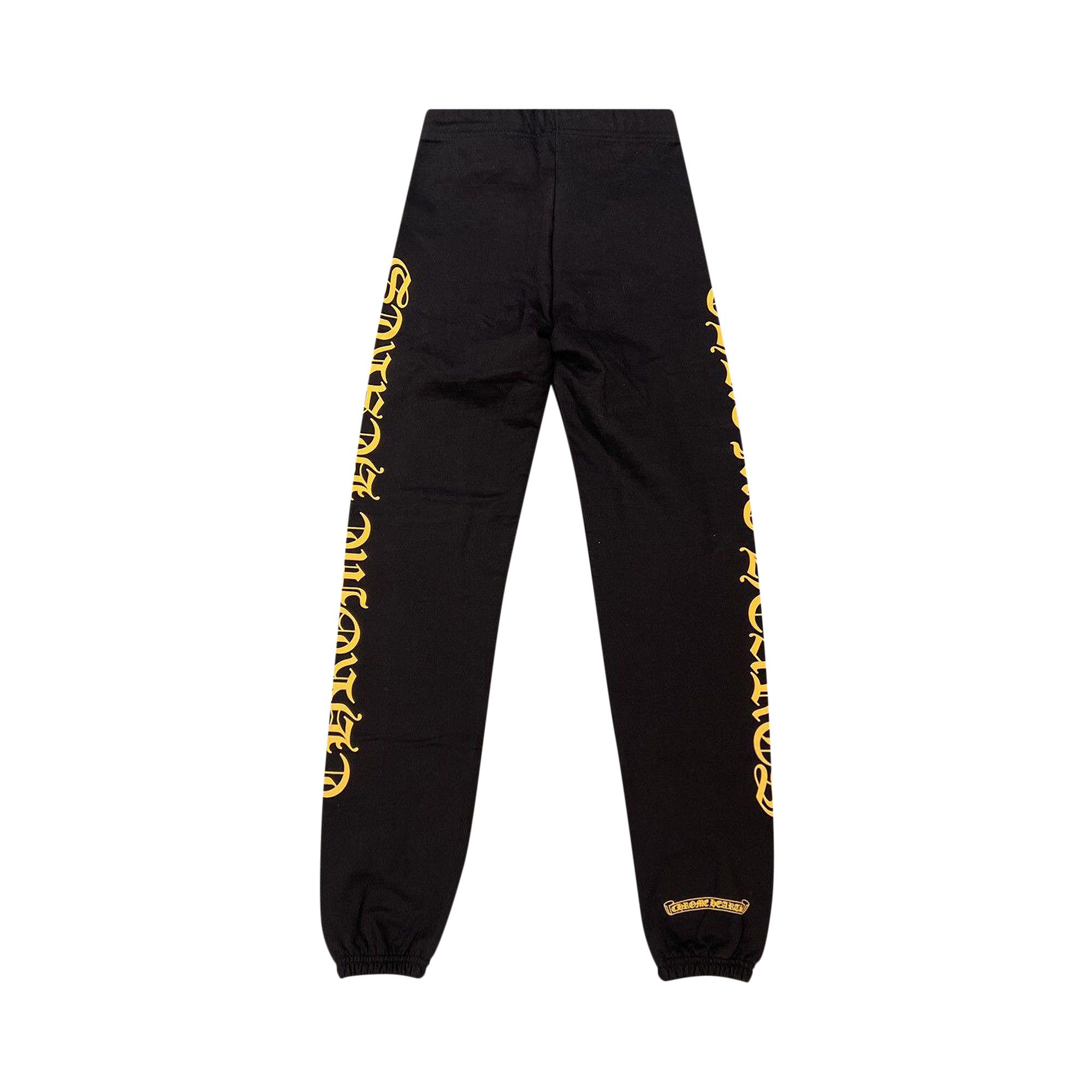 Black and yellow sweatpants 2025