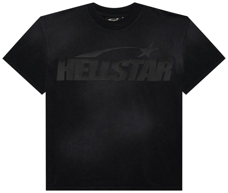 Hellstar Cracked Classic Logo Tee Black