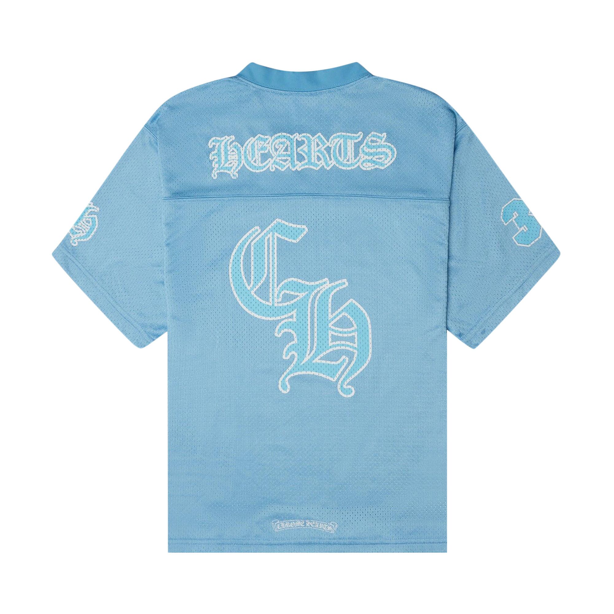 Buy Chrome Hearts Mesh Stadium Jersey 'Light Blue' - 1383
