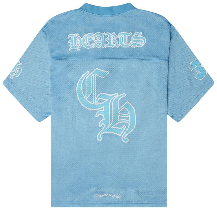 Chrome Hearts Mesh Stadium Jersey Light Blue