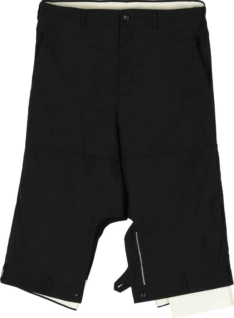 Comme des Garcons Homme Plus Suit Asymmetric Pants Black