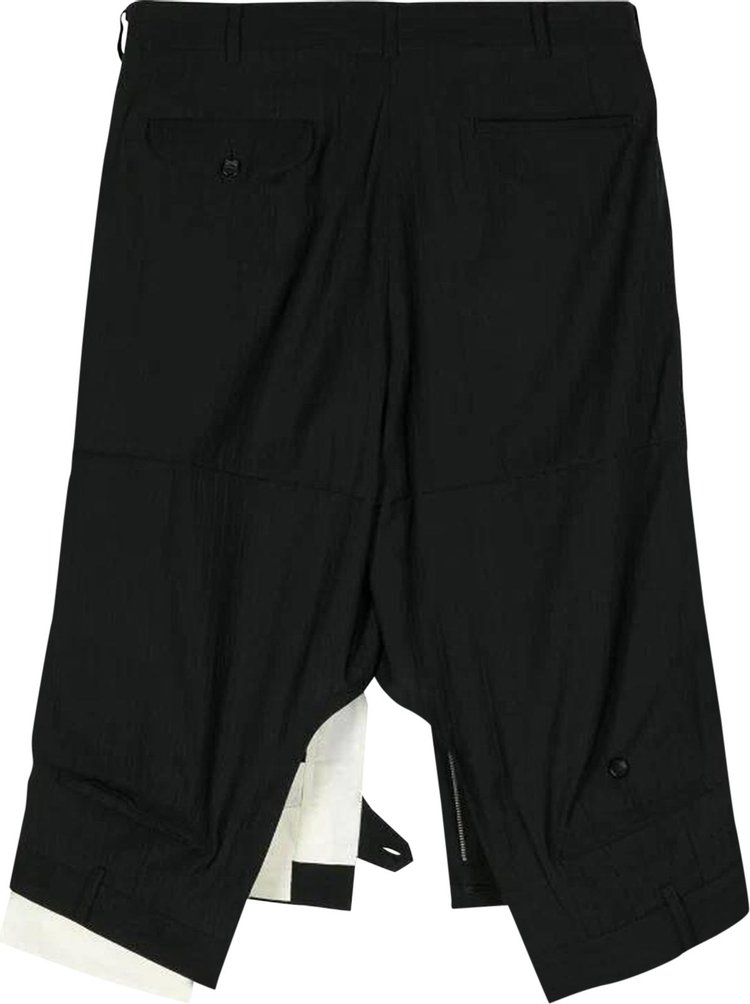 Comme des Garcons Homme Plus Suit Asymmetric Pants Black