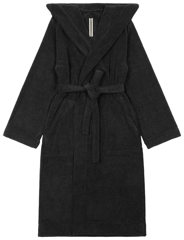 Rick Owens Beach Robe Black
