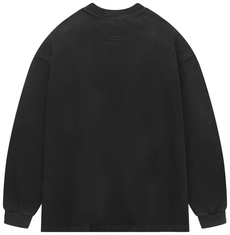 Fear of God Airbrush 8 Long Sleeve Tee Black