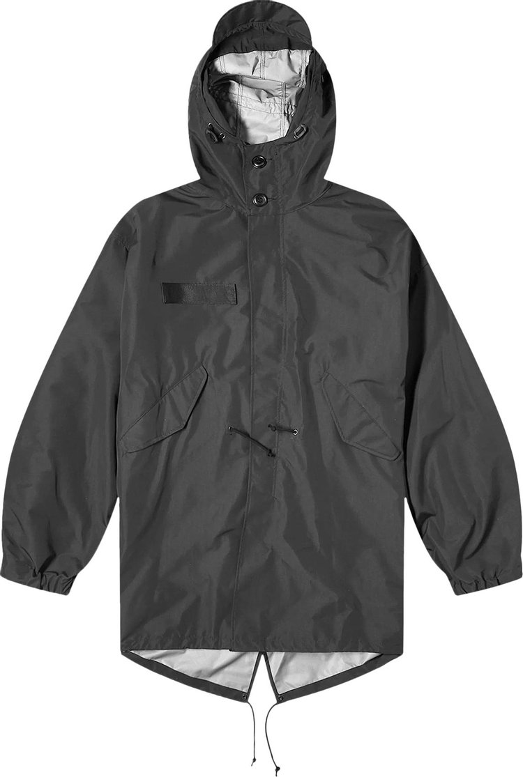 Junya Watanabe MAN Hooded Casual Coat Black