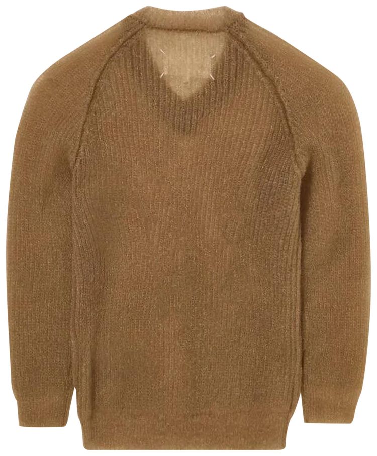 Maison Margiela V Neck Top Brown