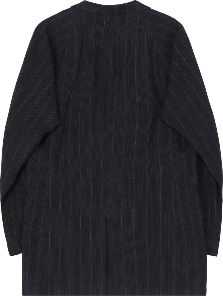 Yohji Yamamoto Pour Homme Lapel Button Jacket Black