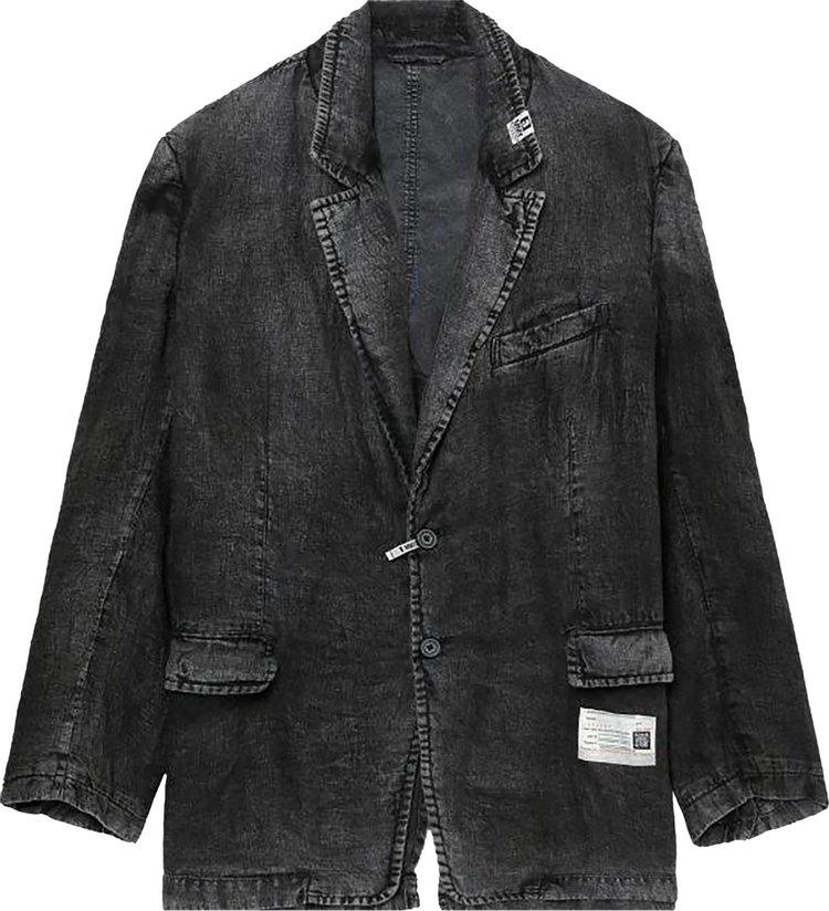 Maison Mihara Yasuhiro Linen Jacket Black