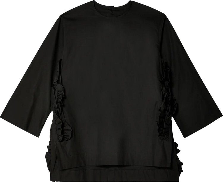 Tao Comme des Garcons Split Hem Blouse Black