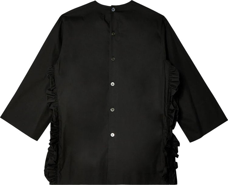 Tao Comme des Garcons Split Hem Blouse Black