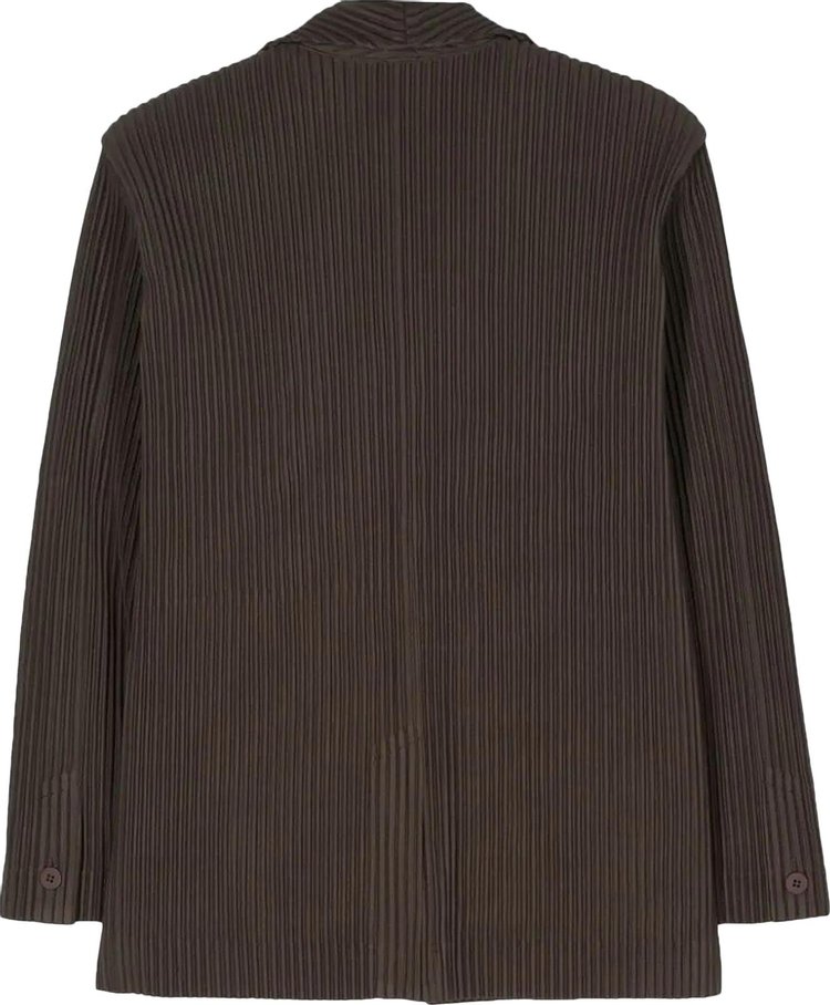 Homme Plisse Issey Miyake Tailored Pleats Jacket Dark Khaki