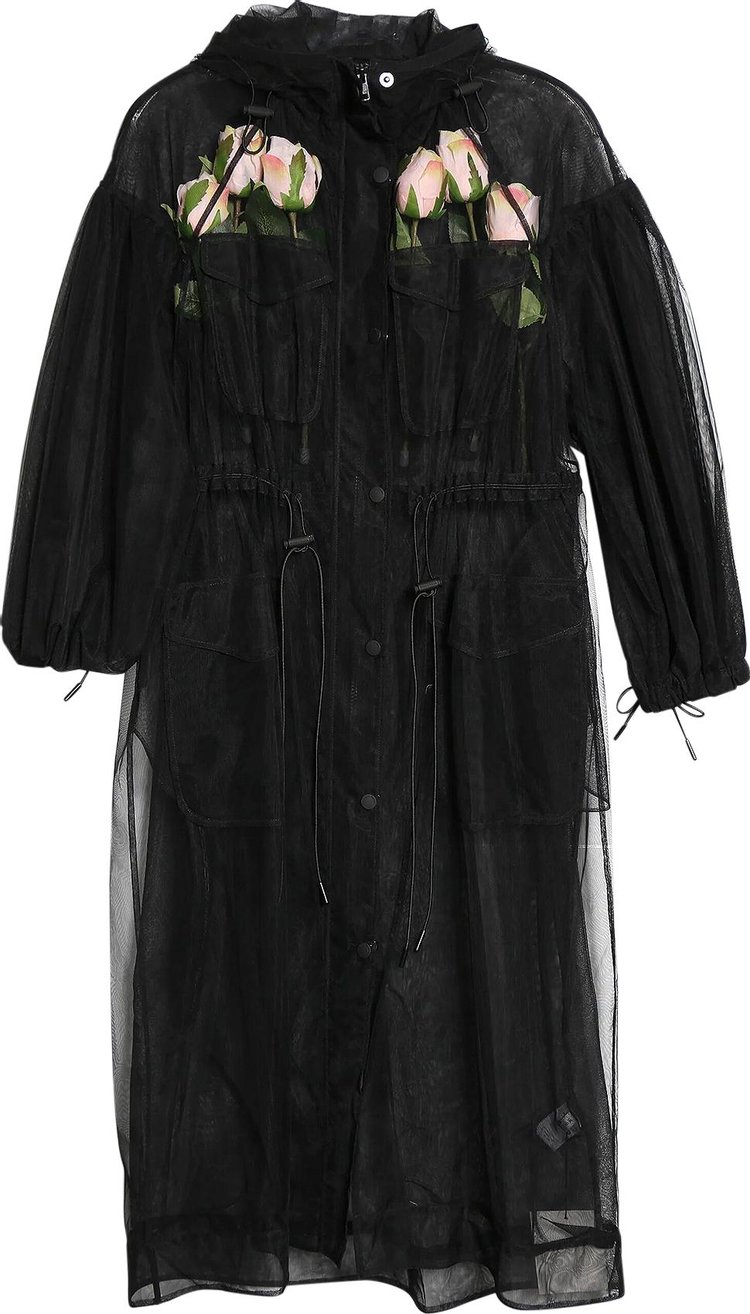 Simone Rocha Multi Pocket Parka Black