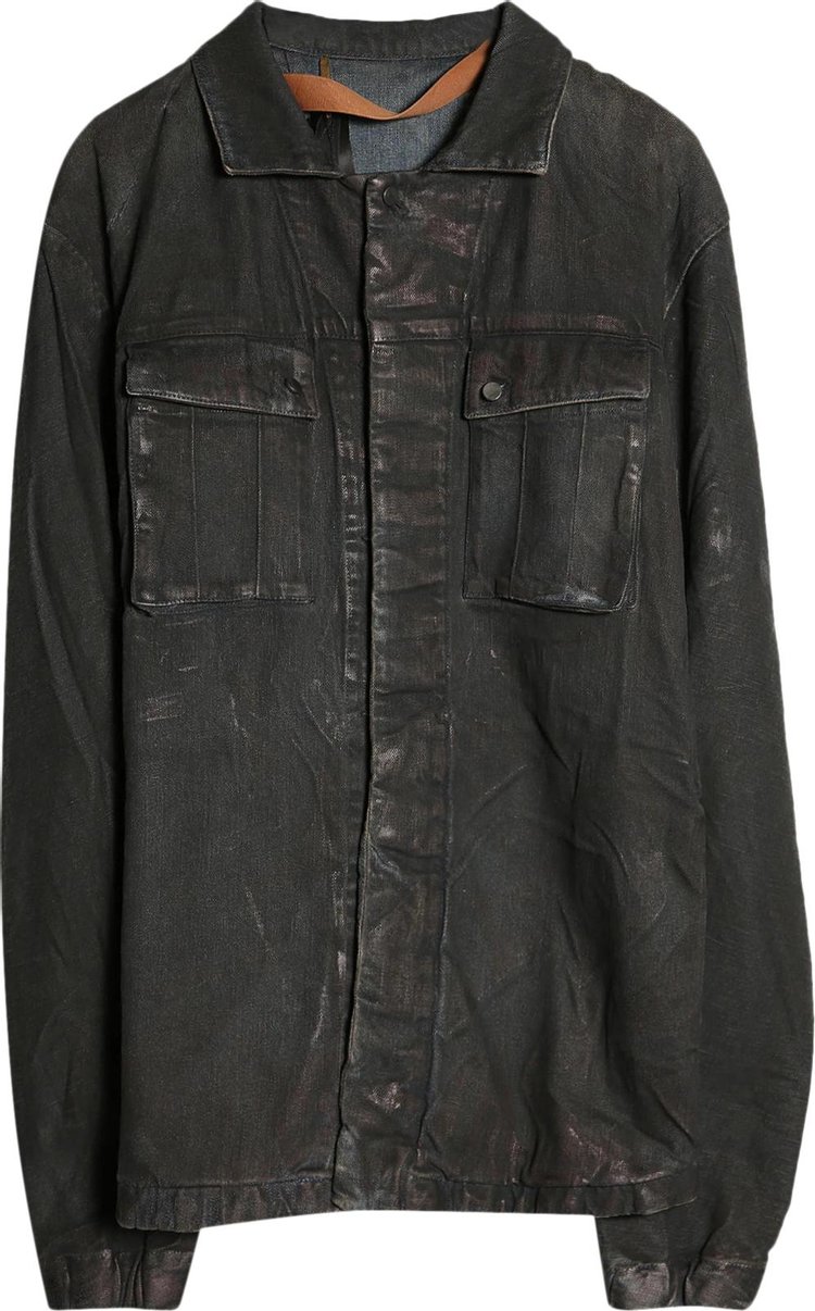 Boris Bidjan Saberi Overshirt Dirty Denim