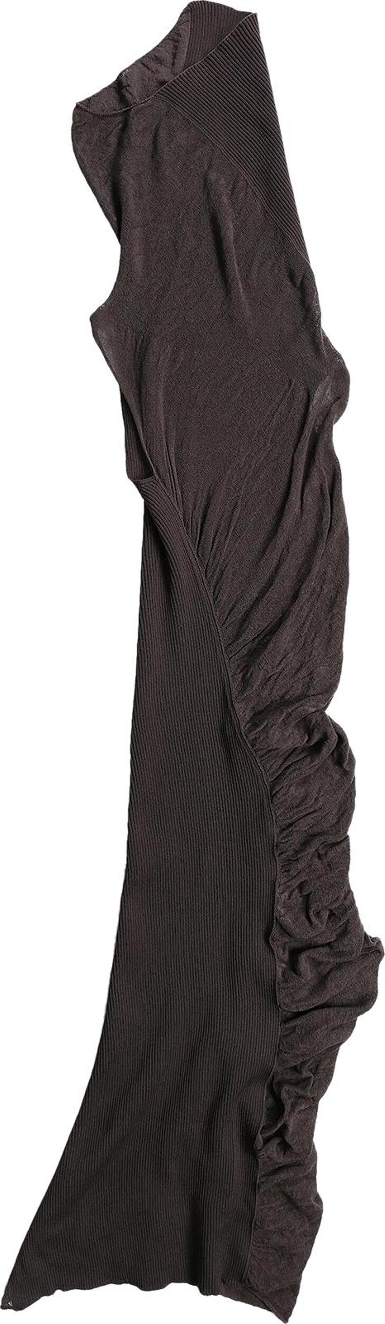 Issey Miyake Ambiguous Dress Dark Brown