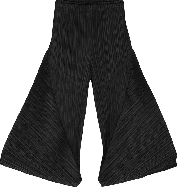 Pleats Please Issey Miyake Thicker Bottoms 2 Pants Black