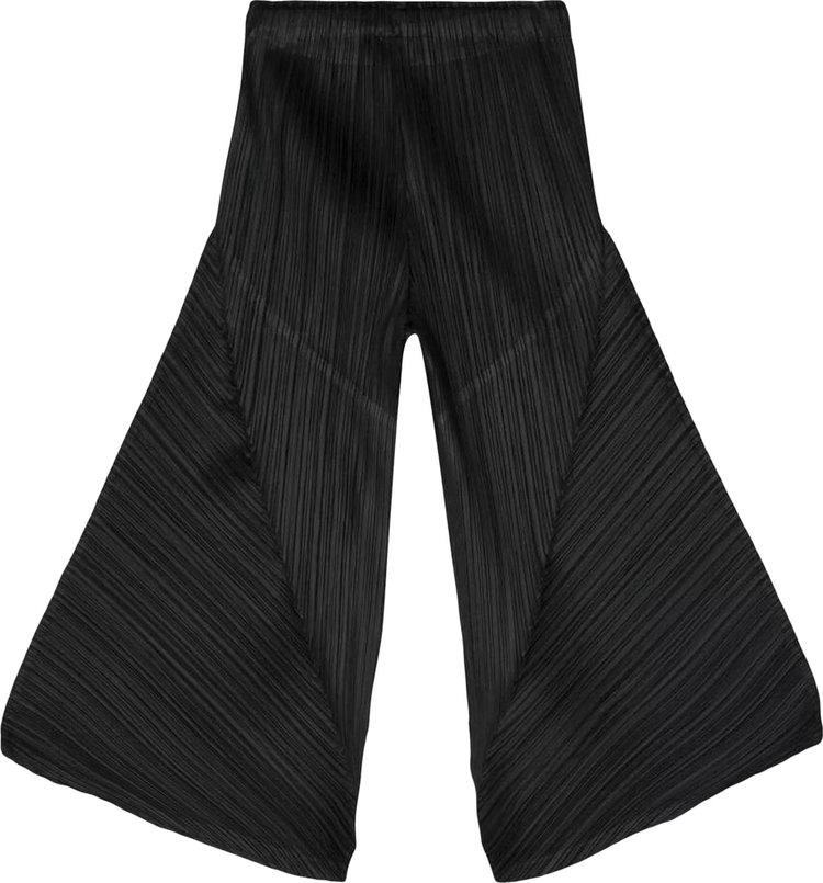 Pleats Please Issey Miyake Thicker Bottoms 2 Pants Black