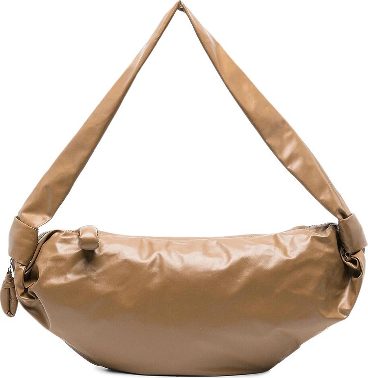 Lemaire Medium Soft Croissant Bag Dark Ochre