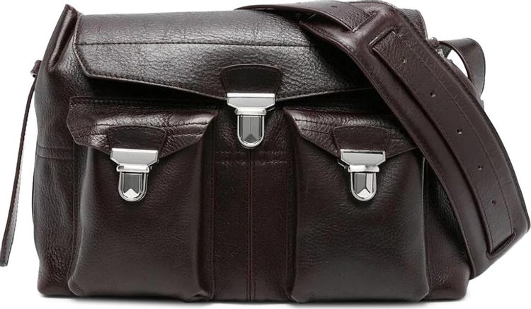 Lemaire Medium Gear Bag Dark Eggplant