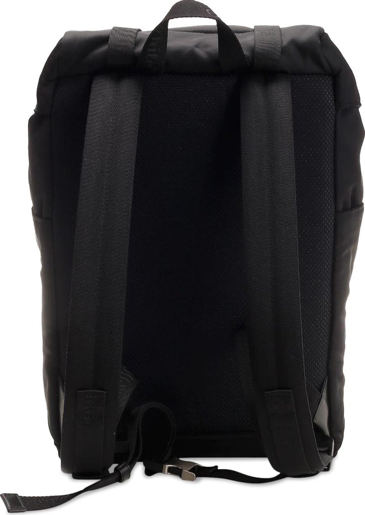 Off White Outdoor Flap Backpack Black