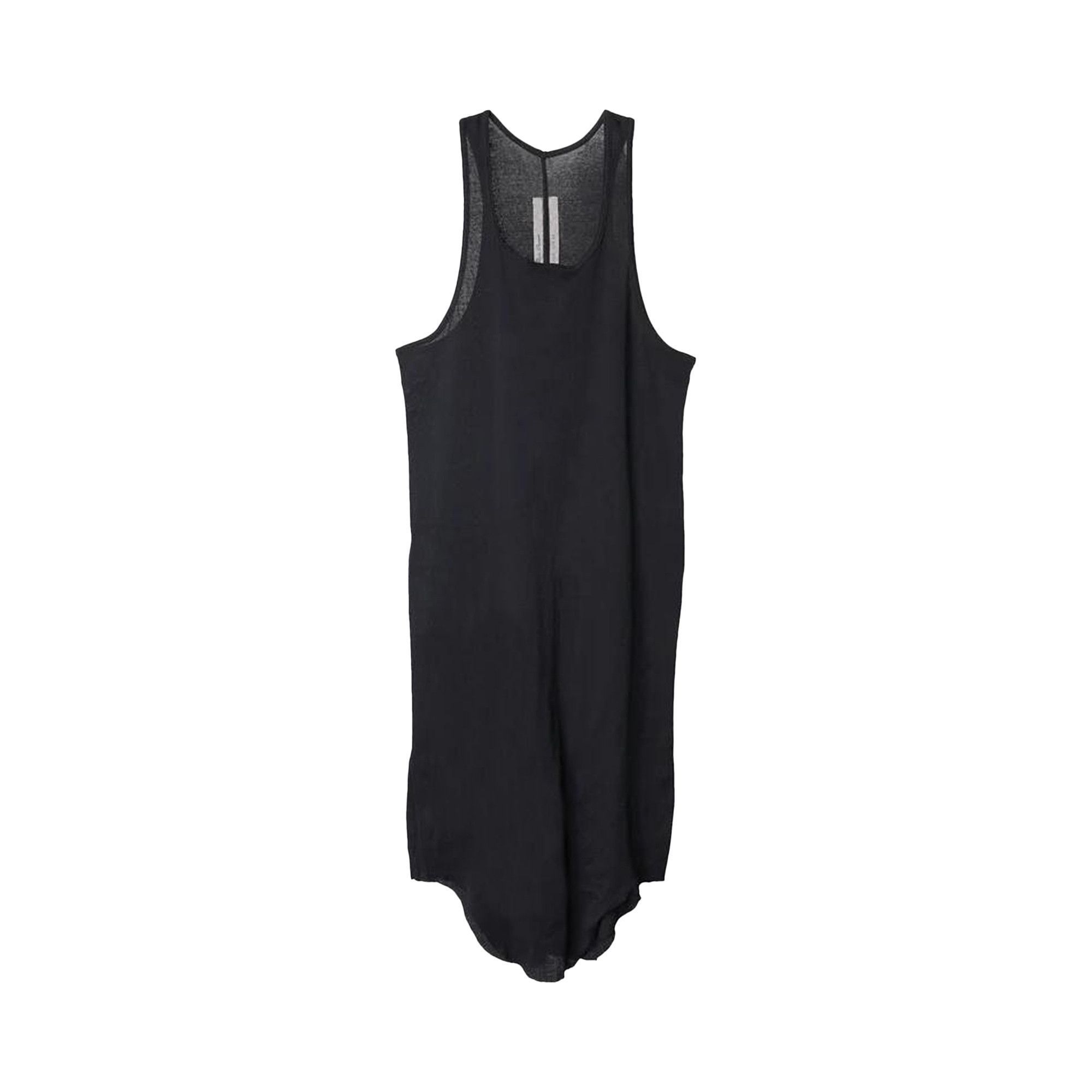 Buy Rick Owens Basic Rib Tank Knit Top 'Black' - RU01D3150