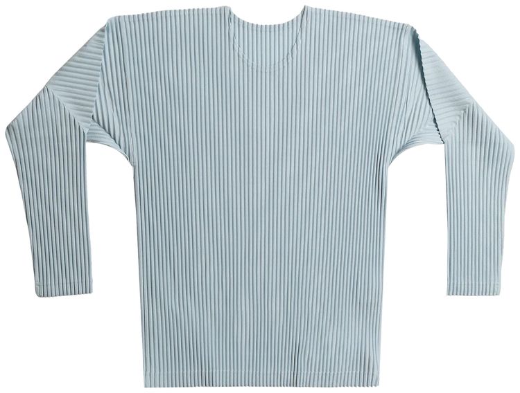 Homme Plisse Issey Miyake Color Pleats Top Light Blue