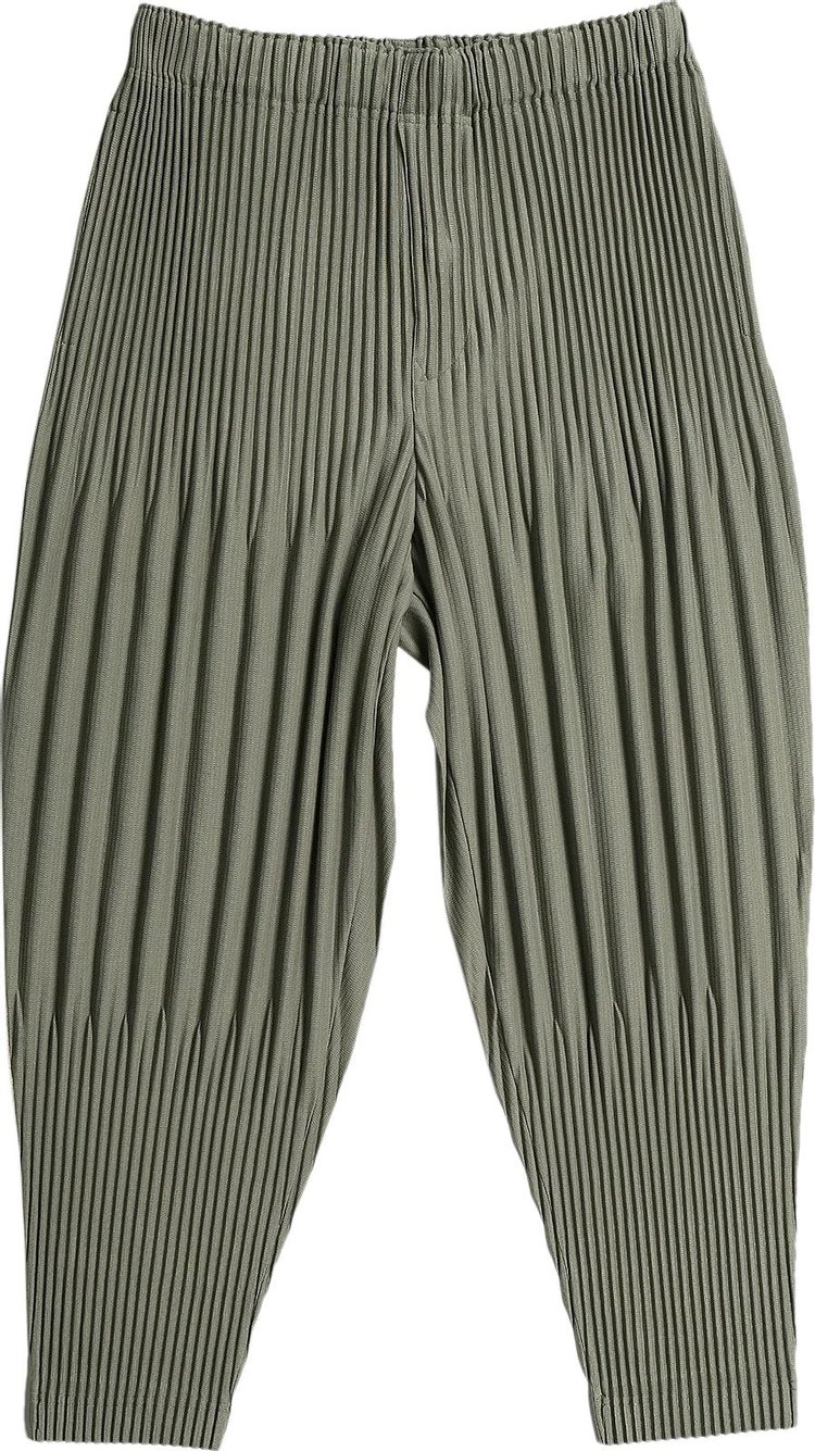 Homme Plisse Issey Miyake Color Pleats Pants Sage Green