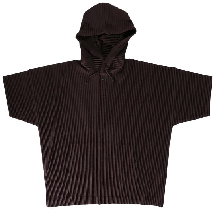 Homme Plisse Issey Miyake MC June T Shirt Dark Brown