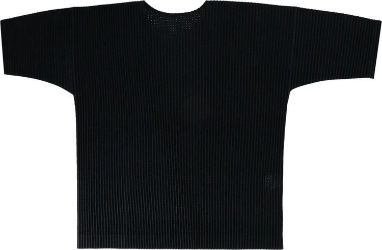 Homme Plisse Issey Miyake Light Mesh Top Black