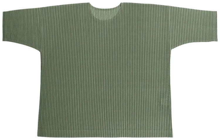 Homme Plisse Issey Miyake Light Mesh Top Green