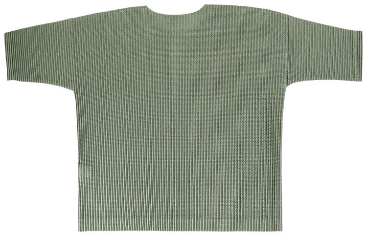 Homme Plisse Issey Miyake Light Mesh Top Green