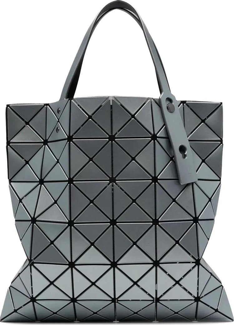 Bao Bao Issey Miyake Lucent Metallic Tote Bag Light Blue