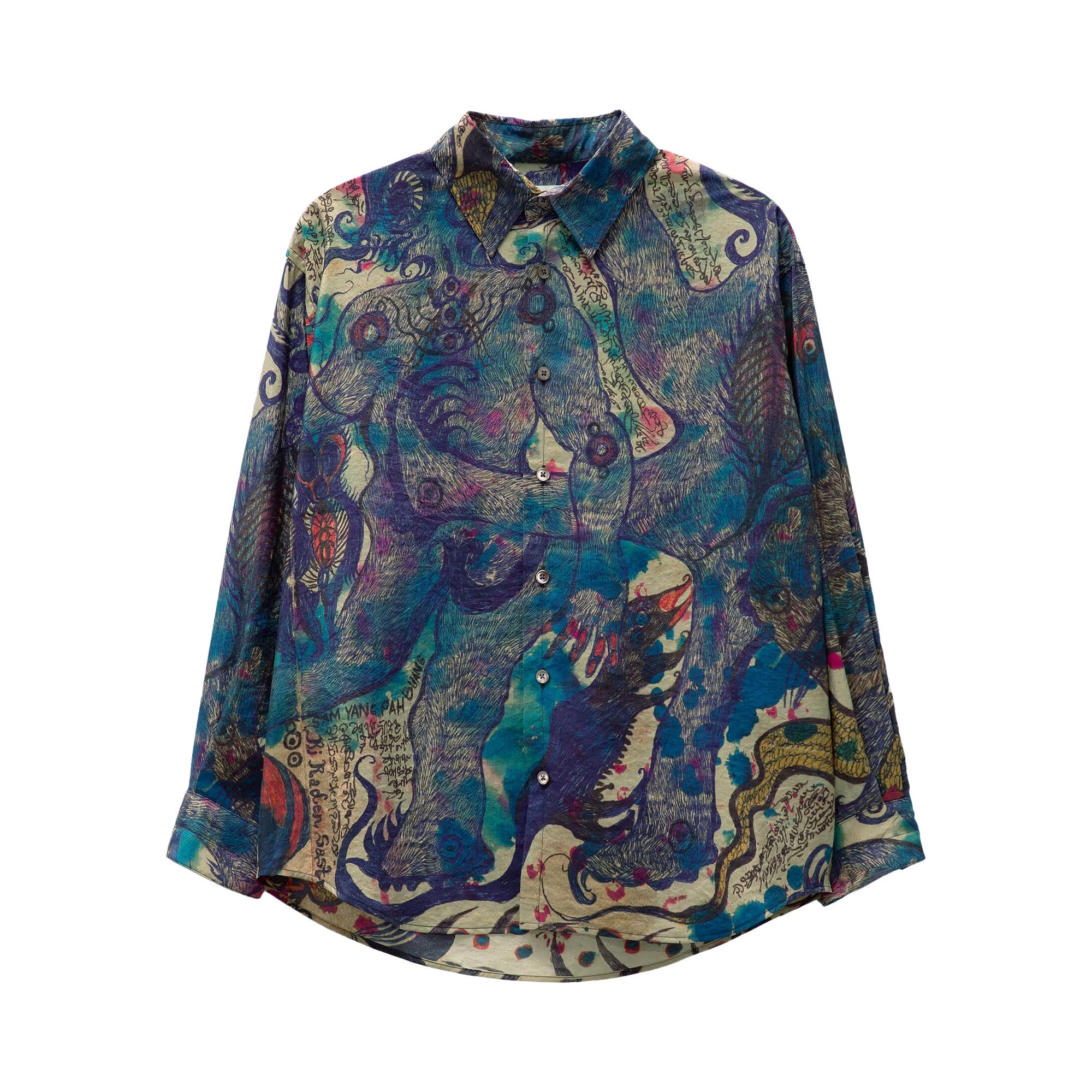 Buy Lemaire Angkasapura Shirt 'Multicolor' - SH1060 LF1184 MU150